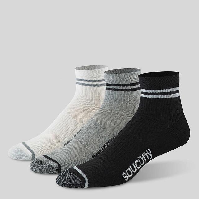 Saucony - Unisex Inferno Cushion Quarter Sock