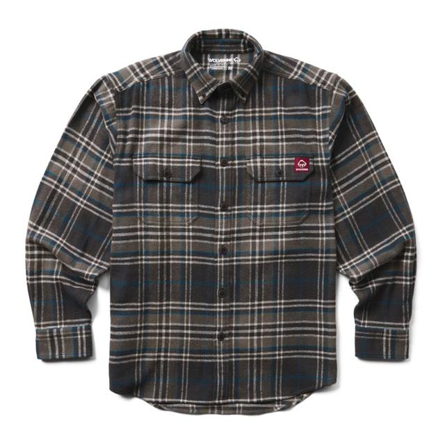 Wolverine - Glacier Heavyweight Long Sleeve Flannel Shirt (Big & Tall)