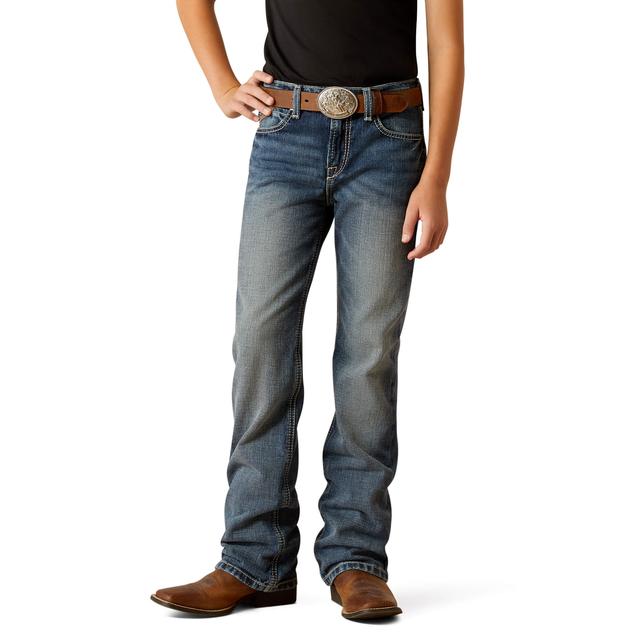 Ariat - Unisex B4 Relaxed Challenger Boot Cut Jeans in Council Bluffs IA