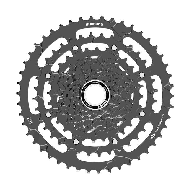 Shimano Cycling - CS-LG400-9 LINKGLIDE CASSETTE - 9SPD