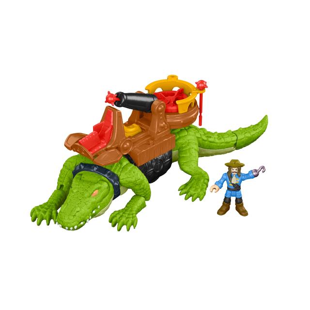 Mattel - Imaginext Walking Croc & Pirate Hook