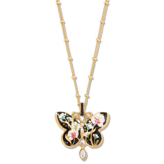 Brighton - Botanique Butterfly Pendant Necklace