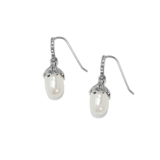 Brighton - Everbloom Pearl Drop French Wire Earrings in Alma-MI