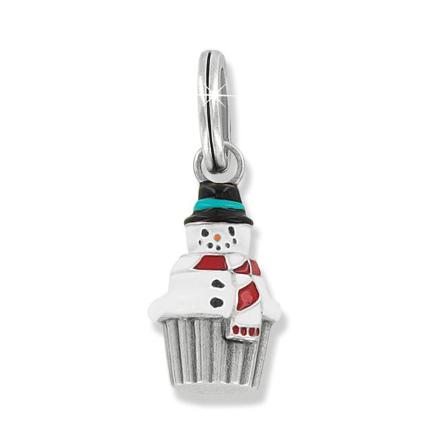 Brighton - Snowman Cupcake Charm in Everett-PA