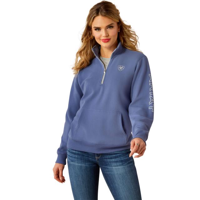 Ariat - Women's Logo 1/2 Zip Sweatshirt