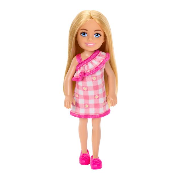 Mattel - Barbie Chelsea Doll, Small Doll Wearing Removable Checked Dress With Blonde Hair & Blue Eyes in South Sioux City NE