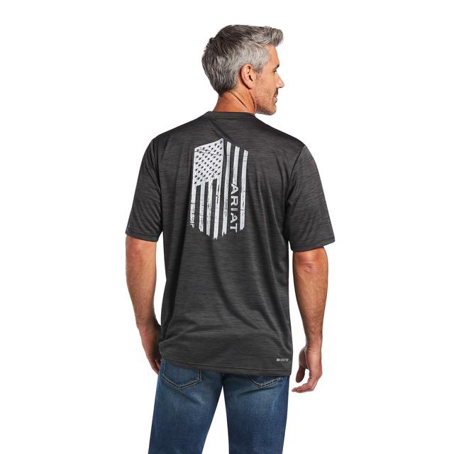 Ariat - Men's Charger Vertical Flag Tee