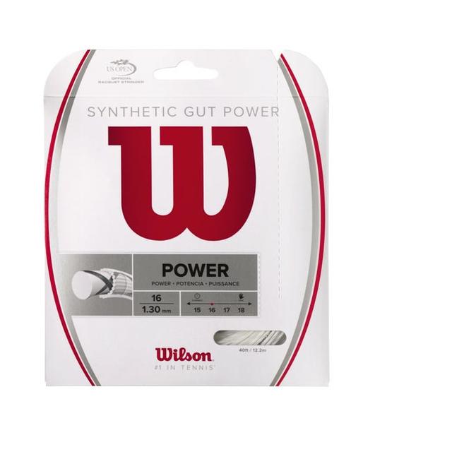 Wilson - Synthetic Gut Power 16 Tennis String - Set