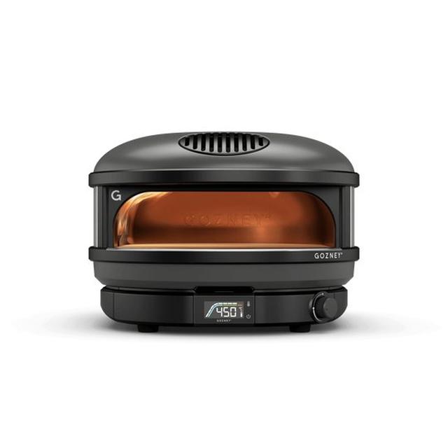 Gozney - Arc Outdoor Pizza Oven. Gas Fuelled. 14" Pizza Oven. Off-black colored.
