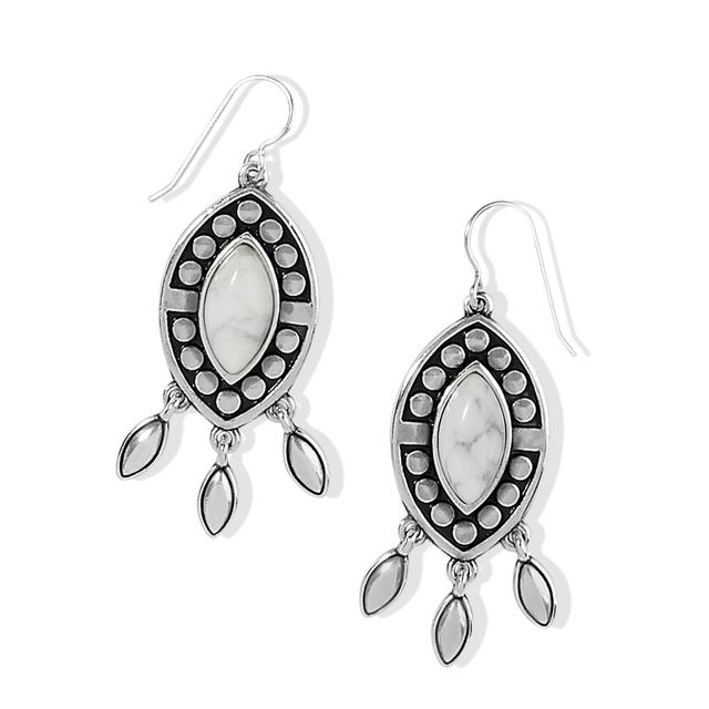 Brighton - Pebble Dot Dream Howlite French Wire Earrings in Turlock-CA