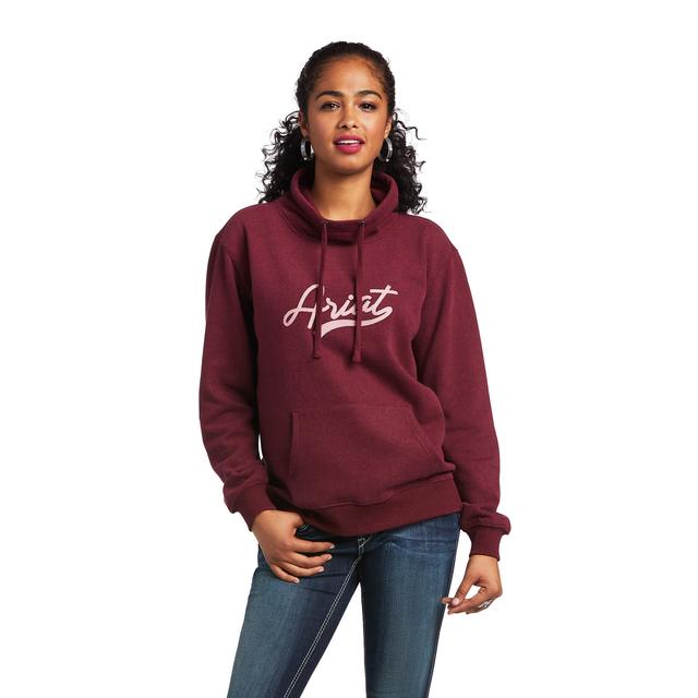 Ariat - Women's REAL Logo Script Cowl Sweatshirt in Concord NC