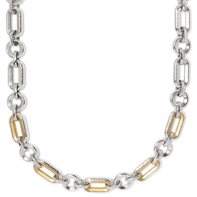 Brighton - Medici Link Two Tone Necklace in Pasadena CA