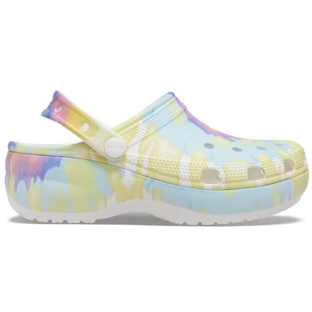 Crocs - Women's Classic Platform Tie-Dye Graphic Clog