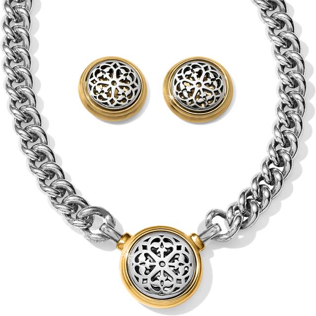 Brighton - Ferrara Two Tone Necklace Gift Set in Alma MI