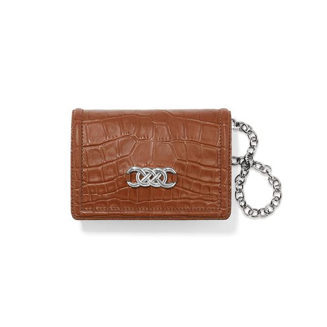 Brighton - Interlok Croco Medium Wallet