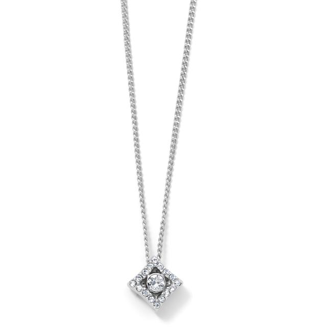 Brighton - Illumina Diamond Petite Necklace in Oblong IL