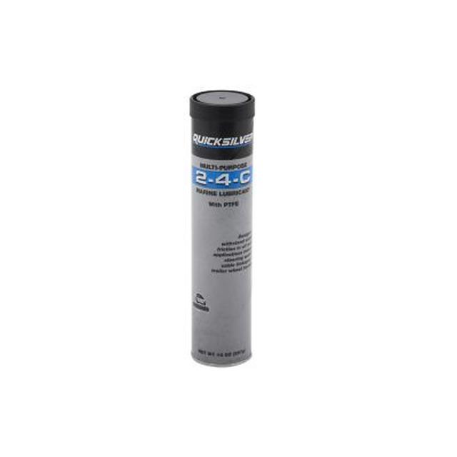 Mercury Marine - Quicksilver 8M0190469 2-4-C Marine Grease with Teflon, 14 oz