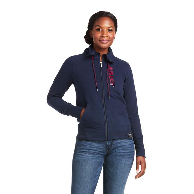 Ariat - Women's Team Logo Full Zip Sweatshirt