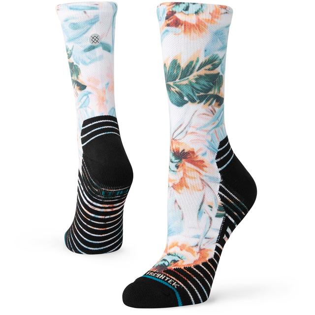 Stance - Women's Flowerful Crew Socks  White in Concord NC