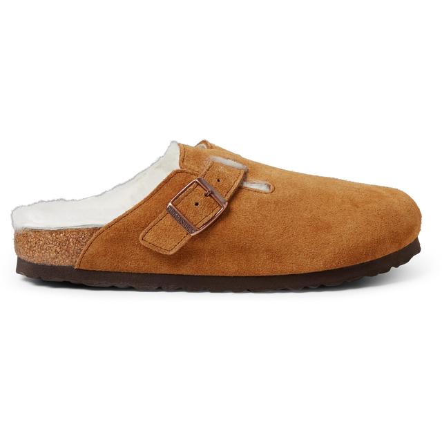 Birkenstock - Boston Shearling Suede Leather