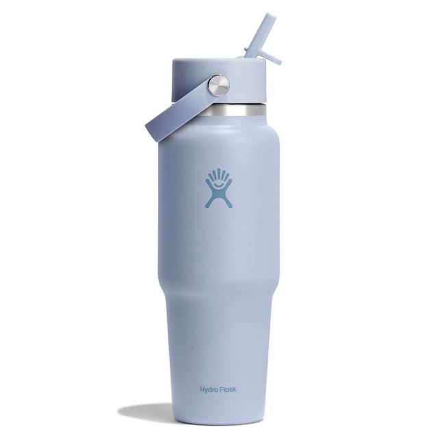 Hydro Flask - 32 oz Wide Mouth Travel Bottle with Flex Straw Cap - Surf