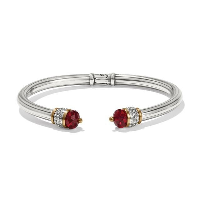 Brighton - Meridian Red Open Hinged Bangle in Cisco-TX