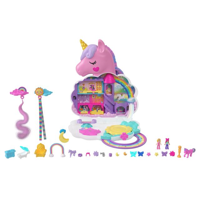 Mattel - Polly Pocket Rainbow Unicorn Salon