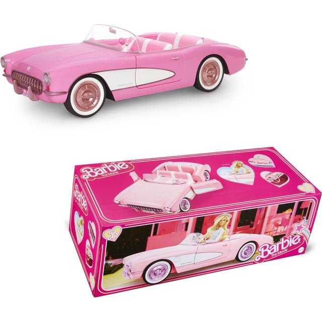Mattel - Barbie The Movie Collectible Car, Pink Corvette Convertible