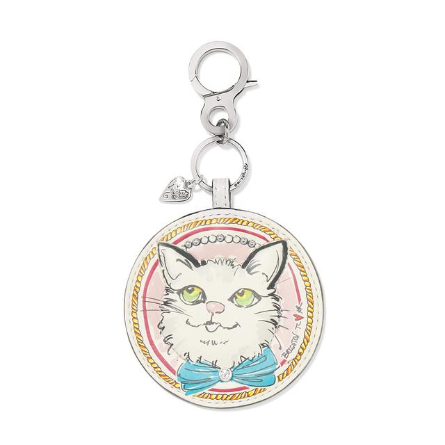 Brighton - Paris Blooms Sparkle Kitty Handbag Fob