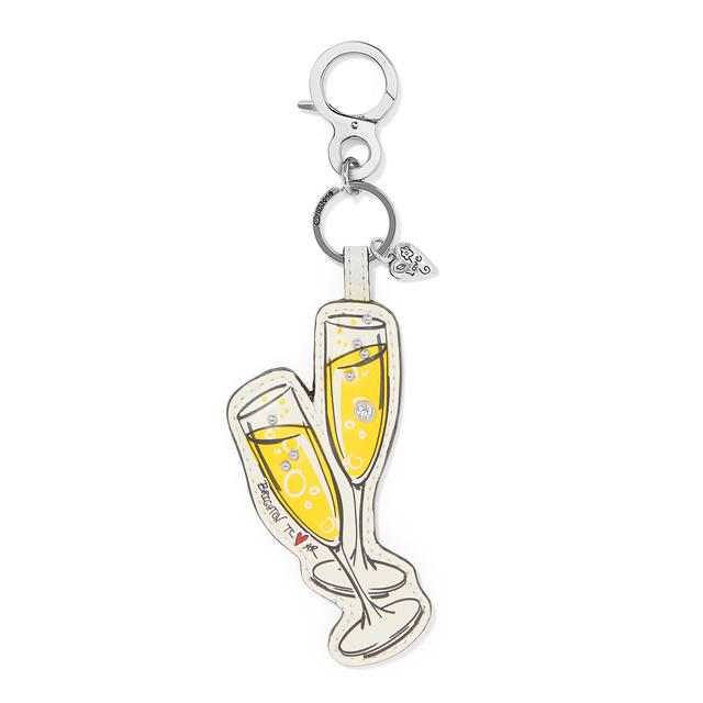 Brighton - Paris Blooms Champagne For Two Handbag Fob in San Diego TX