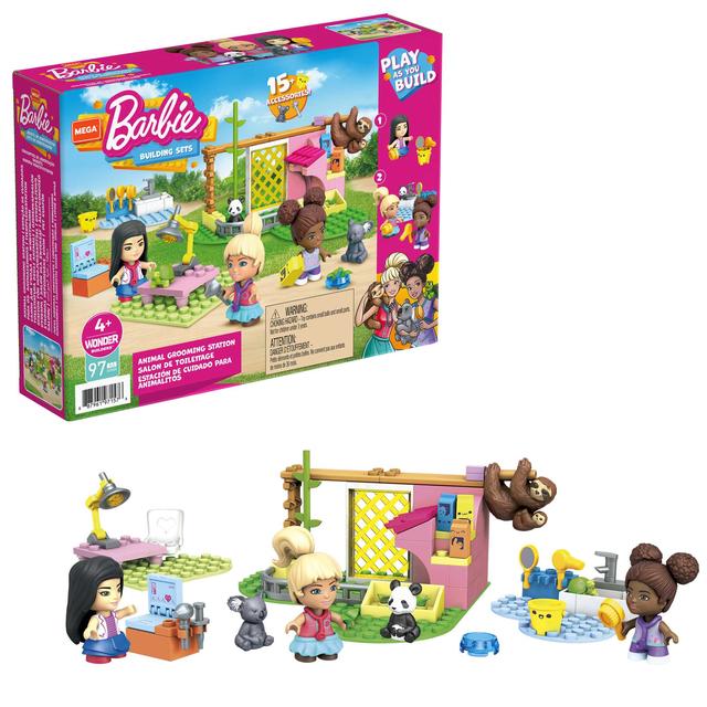 Mattel - Mega Construx Barbie Animal Grooming Station