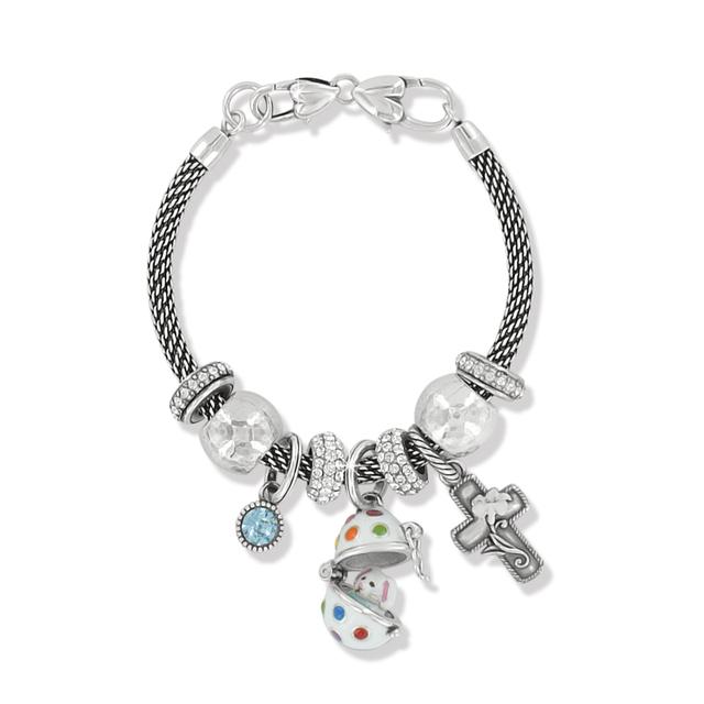 Brighton - Polka Dot Easter Egg Charm Bracelet in Indianapolis IN