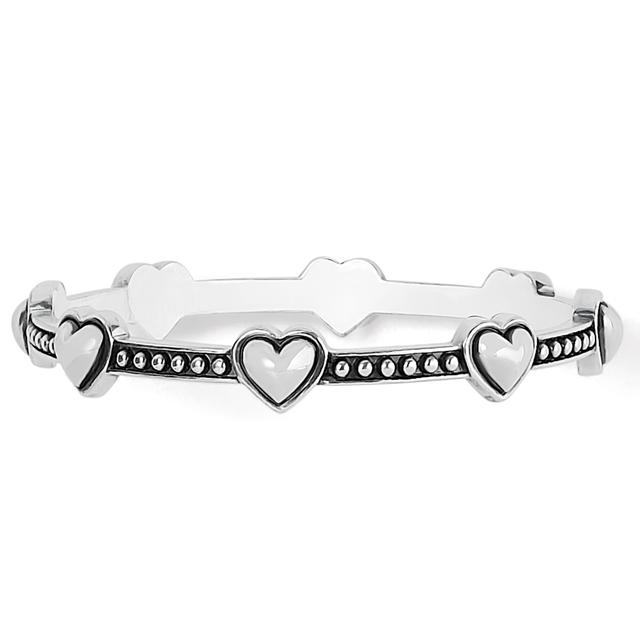 Brighton - Pretty Tough Bold Petite Heart Bangle