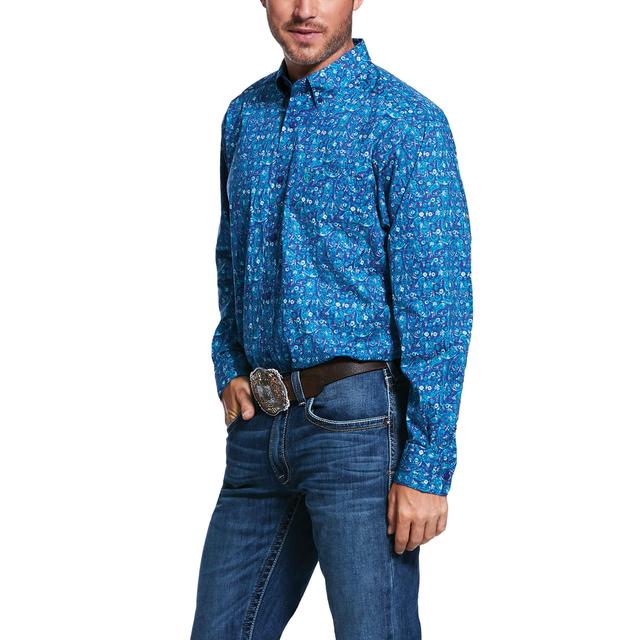 Ariat - Men's Stockton Print Str Classic Fit Shirt