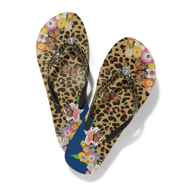 Brighton - Spotty Leo Flip Flops in San Diego TX