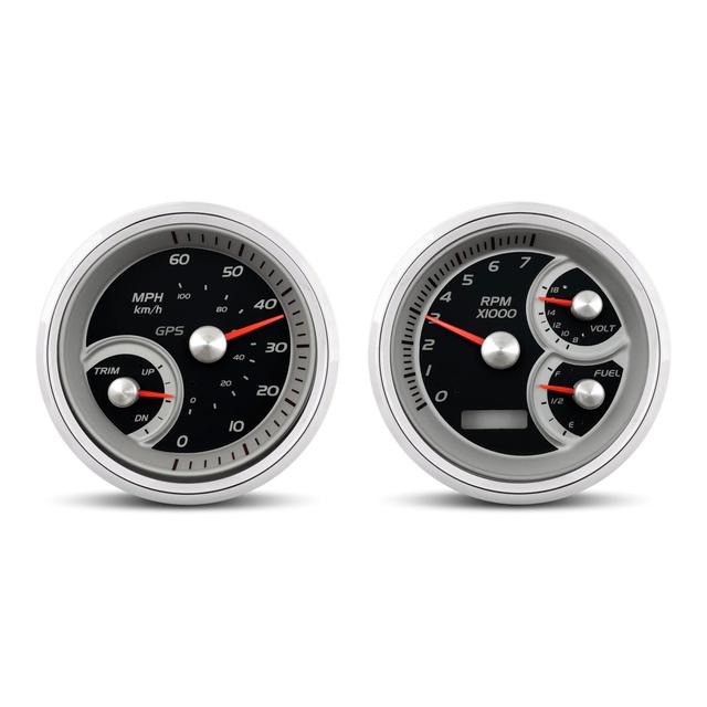 Sierra Parts - 22000P 5" Multi-Function Gauge Kit, Deep V Series, Mercury and Yamaha in Mt Sterling KY