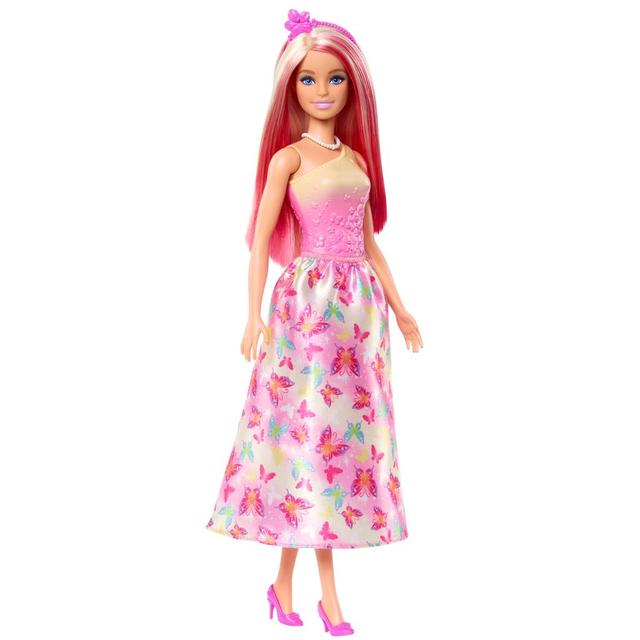 Mattel - Barbie Royal Doll With Pink And Blonde Hair, Butterfly-Print Skirt And Accessories in Lethbridge AB