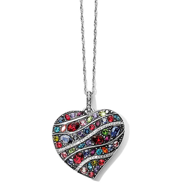 Brighton - Trust Your Journey Convertible Reversible Large Heart Necklace