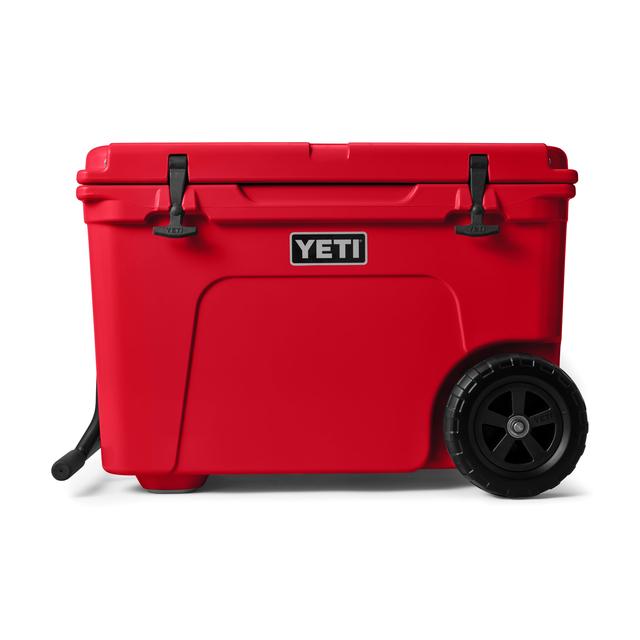 YETI - Tundra Wheeled Cooler - Rescue Red