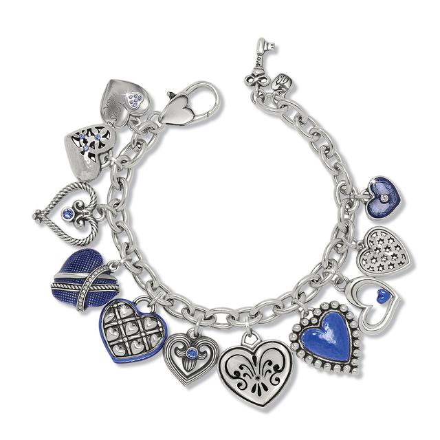 Brighton - One Heart Link Charm Bracelet in Hyattsville MD