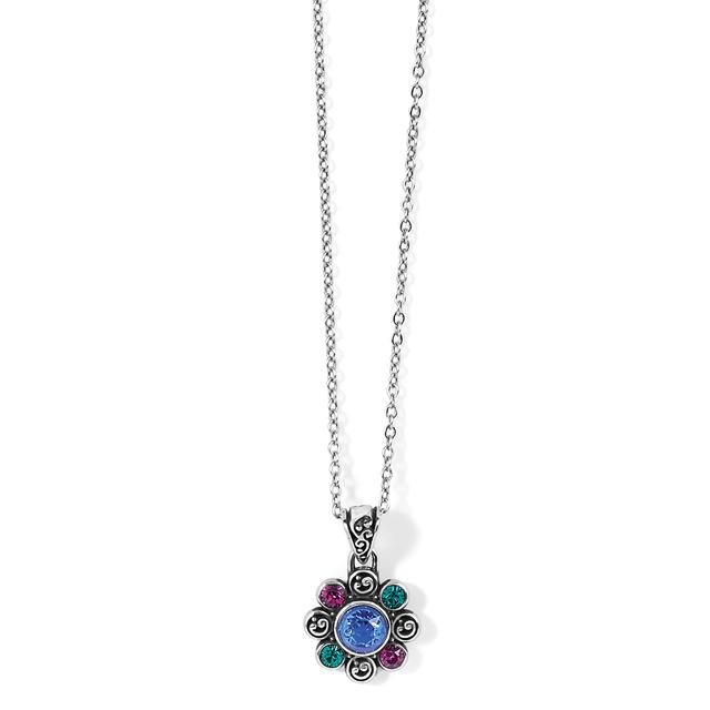 Brighton - Elora Gems Flower Necklace in Oblong IL