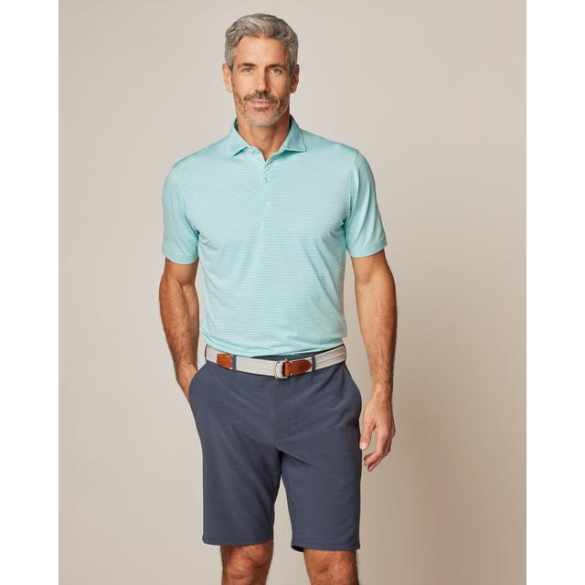 Johnnie-O - Men's Michael Striped Jersey Performance Polo in Durham NC