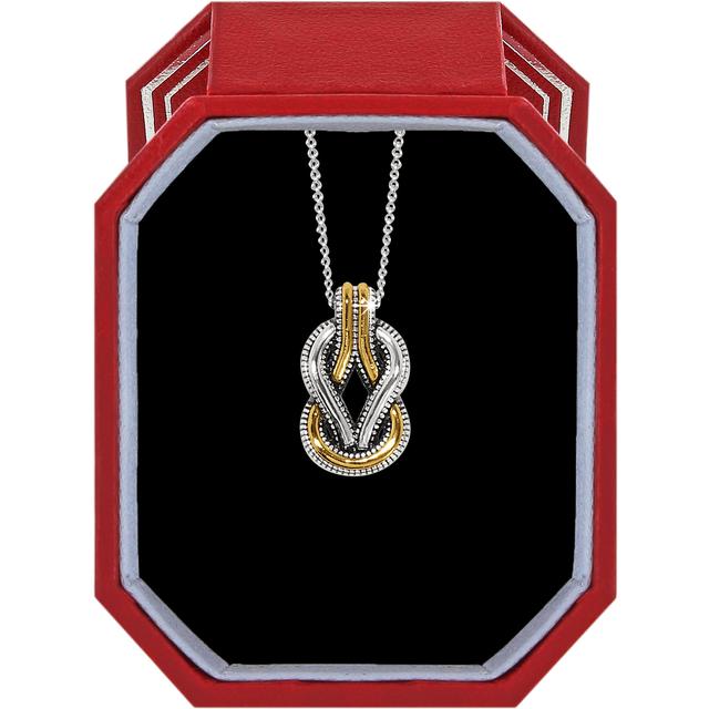 Brighton - Interlok Harmony Two Tone Necklace Gift Box