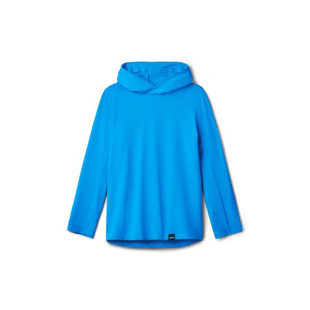 YETI - Kids' Hooded Ultra Lightweight Sunshirt Blue M in Durham NC