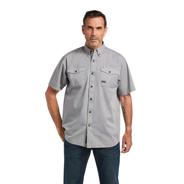 Ariat - Men's Rebar Washed Twill Work Shirt in Durham NC