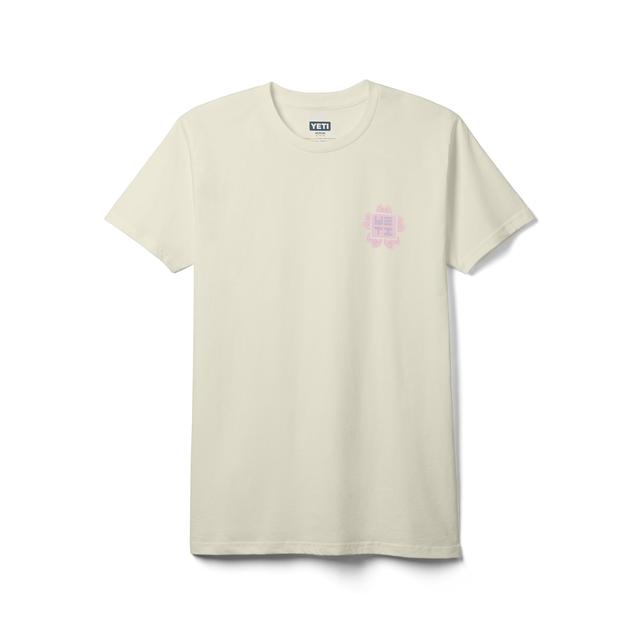 YETI - Hanko Cherry Blossom Short Sleeve T-Shirt - Natural