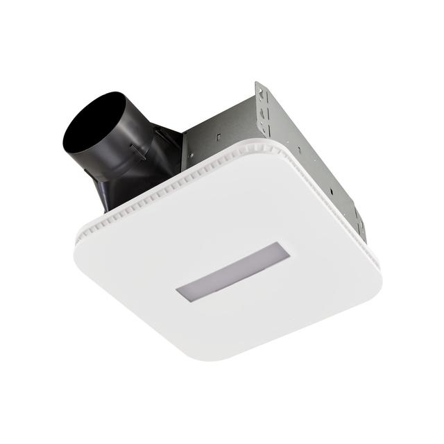 Broan-NuTone - Roomside CleanCover 110 CFM 1.0 Sone Exhaust Fan with LED Light, ENERGY STAR