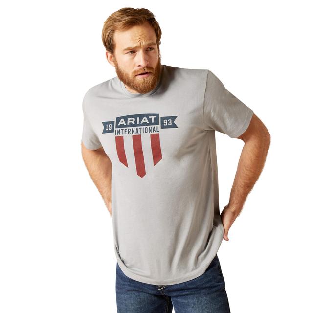 Ariat - Men's Ariat USA Banner Shield T-Shirt in South Sioux City NE