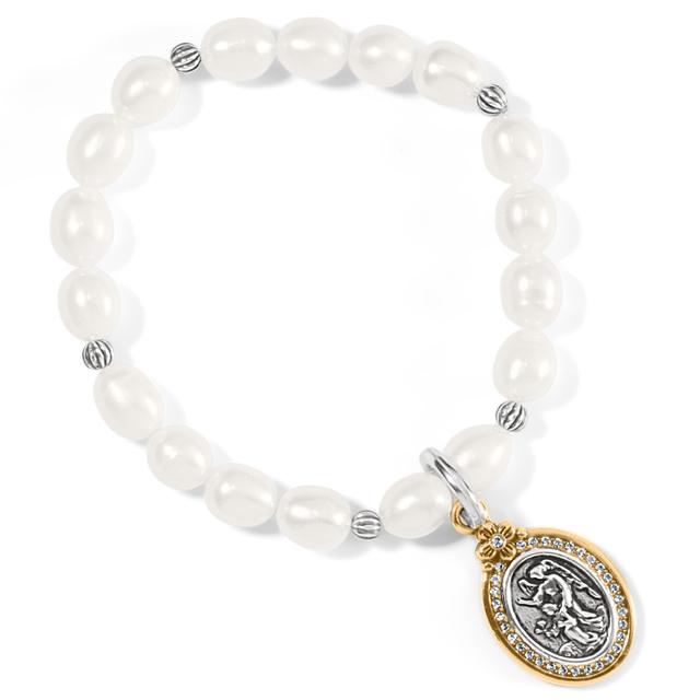 Brighton - Guardian Angel Pearl Stretch Bracelet in Everett PA