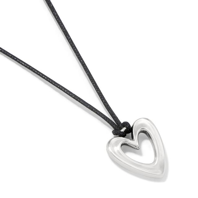 Brighton - Cascade Open Heart Petite Cord Necklace in Everett PA